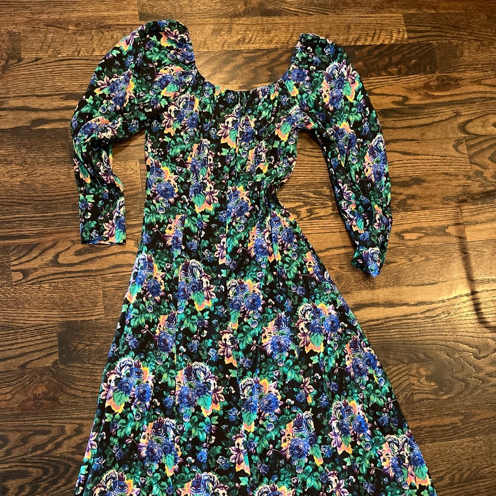 Zara long sleeve floral dress